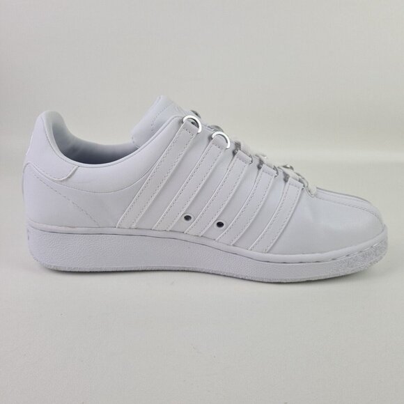 K-Swiss Classics VN 03343101 Men Shoes Sneakers Leather Athletic White - Picture 3 of 12
